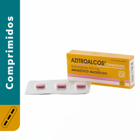 AZITROALCOS 500MG CJA X 3COMP